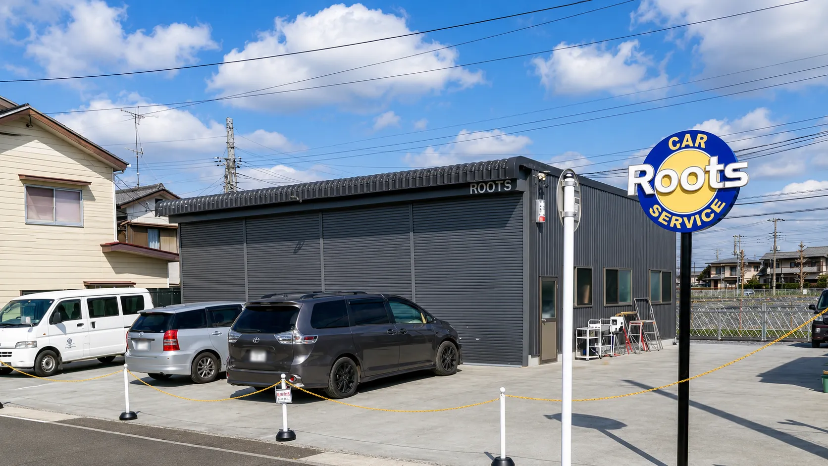 Body shop Roots 店舗外観